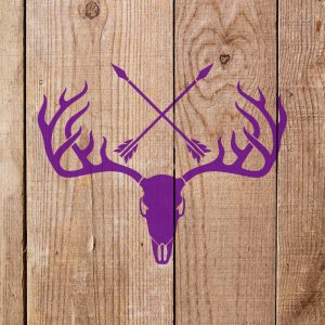 Deer Skull and Arrows Stencil - Art and Wall Stencil - Image 4