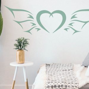 Heart and Wings Stencil - Art and Wall Stencil - Image 5