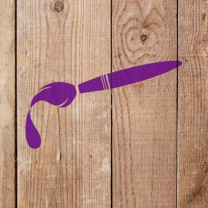 Paint Brush Stencil - Art and Wall Stencil - Image 3