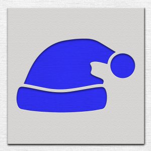 Santa Hat Stencil - Art and Wall Stencil - Image 3