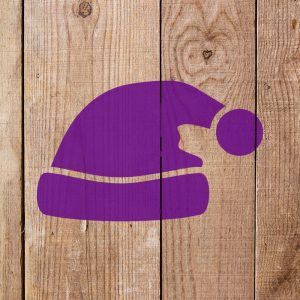 Santa Hat Stencil - Art and Wall Stencil - Image 4
