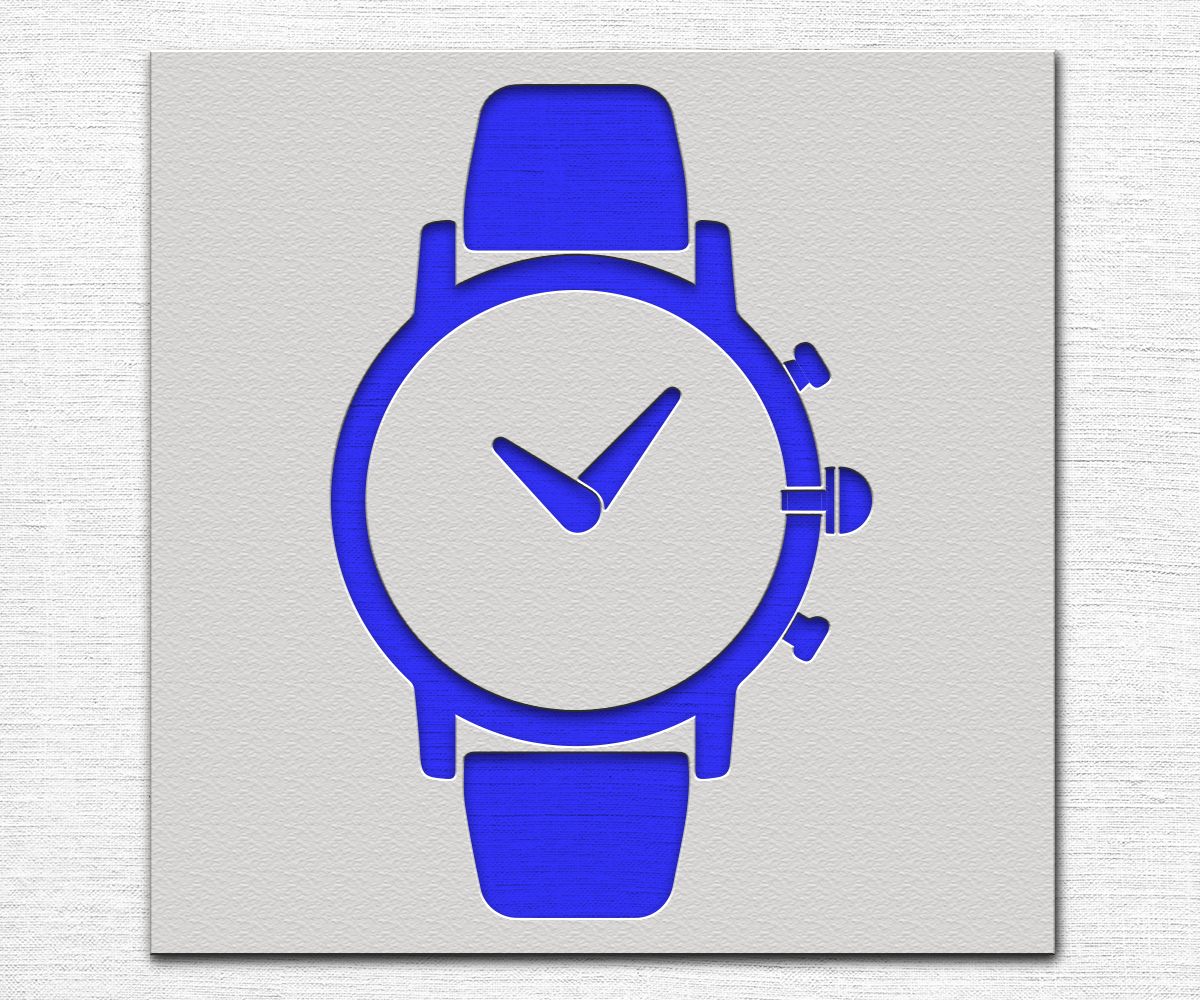Wrist Watch Stencil Art and Wall Stencil Stencil Giant