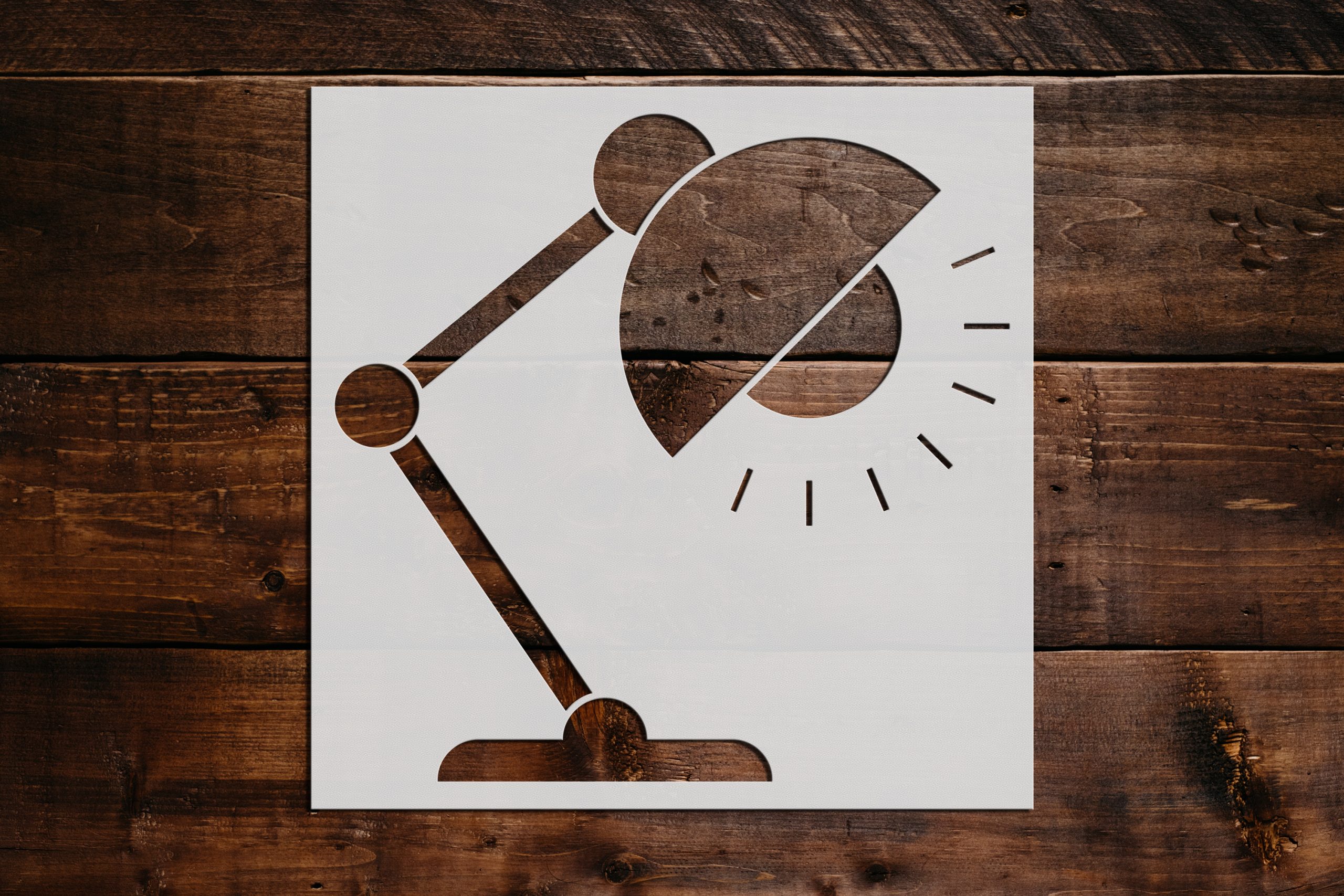 Desk Lamp Stencil Art and Wall Stencil Stencil Giant