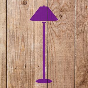 Lamp Stencil - Art and Wall Stencil - Image 3