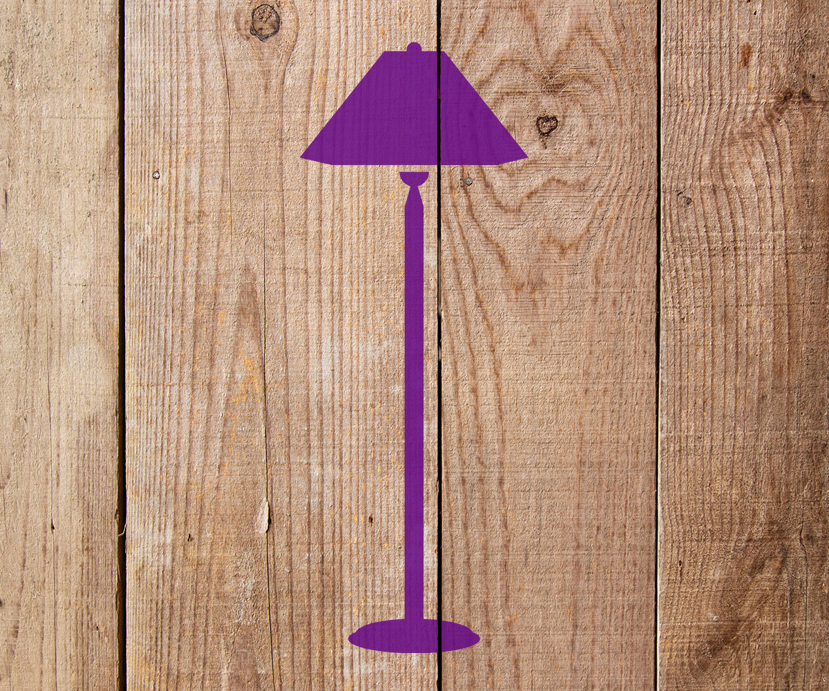 Lamp Stencil Art and Wall Stencil Stencil Giant