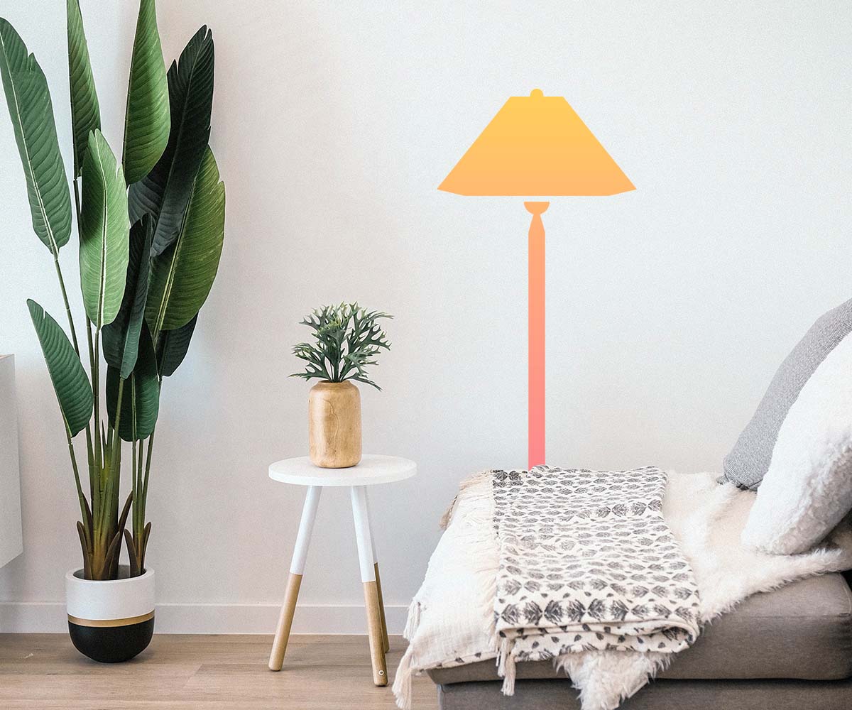 Lamp Stencil Art and Wall Stencil Stencil Giant