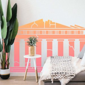 Greek Building Stencil - Art and Wall Stencil - Image 5