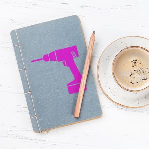 Drill Motor Stencil - Art and Wall Stencil - Image 5