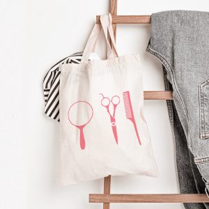 Mirror, Scissors, and a Comb Stencil - Art and Wall Stencil - Image 5