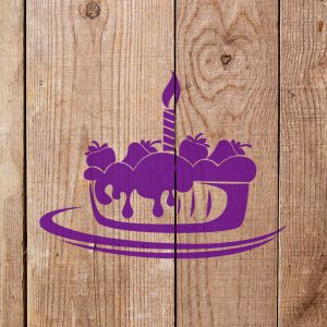 Cake Slice Stencil - Art and Wall Stencil - Image 3