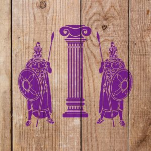 Roman Soldiers Stencil - Art and Wall Stencil - Image 4