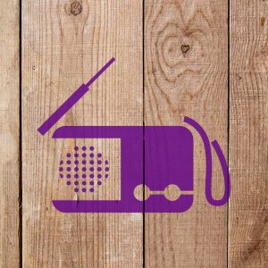 Transistor Radio Stencil - Art and Wall Stencil - Image 3