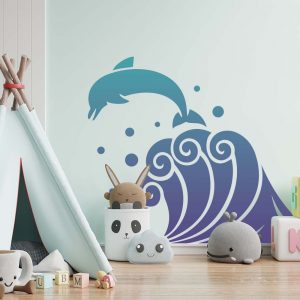 Porpoise Stencil - Art and Wall Stencil - Image 5