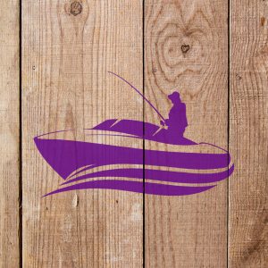 Fishing Boat Stencil - Art and Wall Stencil - Image 3