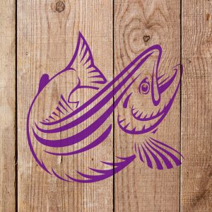 Fish Stencil - Art and Wall Stencil - Image 4