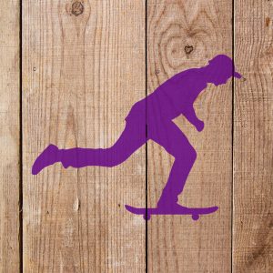 Skateboarder Stencil - Art and Wall Stencil - Image 5