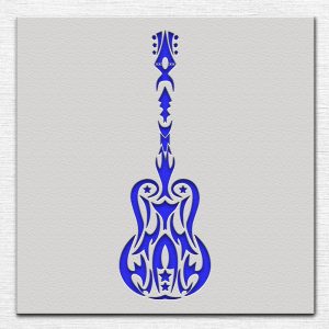 Guitar Stencil - Art and Wall Stencil - Image 4