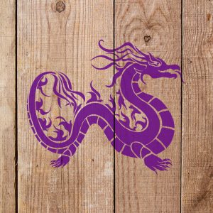 Dragon Stencil - Art and Wall Stencil - Image 4