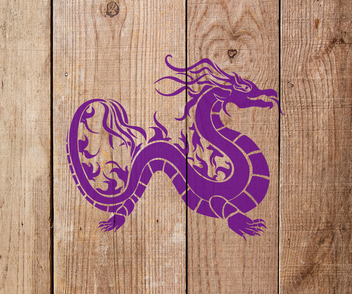 Dragon Stencil Art and Wall Stencil Stencil Giant