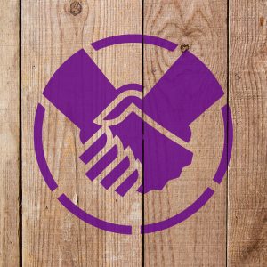 Holding Hands Stencil - Art and Wall Stencil - Image 4