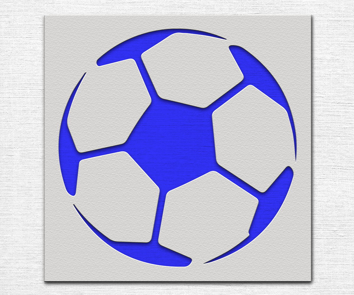 Soccer Ball Stencil - Art and Wall Stencil - Stencil Giant