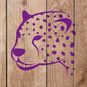 Cheetah Stencil - Art and Wall Stencil - Image 4