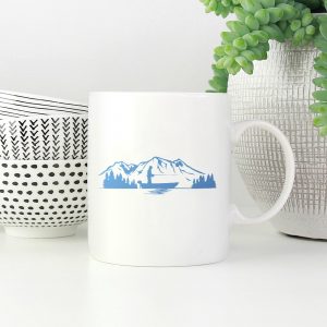 Lake Fishing Stencil - Art and Wall Stencil - Image 5