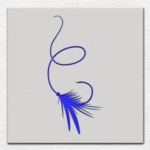 Fishing Lure Stencil - Art and Wall Stencil - Image 3