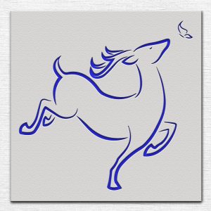 Reindeer Stencil - Art and Wall Stencil - Image 3