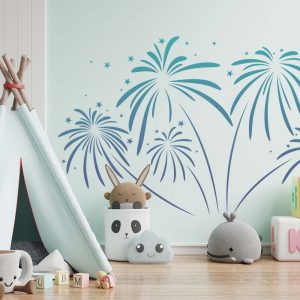 Fireworks Stencil - Art and Wall Stencil - Image 5