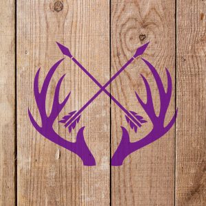 Antlers and Arrows Stencil - Art and Wall Stencil - Image 4