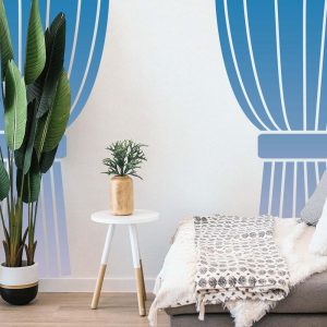 Curtains Stencil - Art and Wall Stencil - Image 5