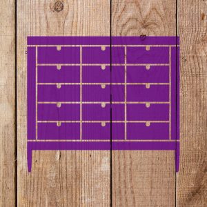 Dresser Stencil - Art and Wall Stencil - Image 3