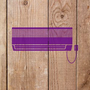 Air Conditioner Stencil - Art and Wall Stencil - Image 3