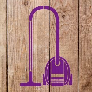Vacuum Cleaner Stencil - Art and Wall Stencil - Image 3