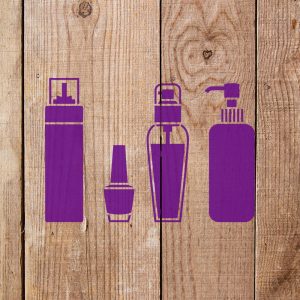 Bathroom Containers Stencil - Art and Wall Stencil - Image 3