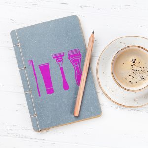 Toothbrush, Lotion, and Razors Stencil - Art and Wall Stencil - Image 4