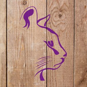 Cat Profile Stencil - Art and Wall Stencil - Image 5