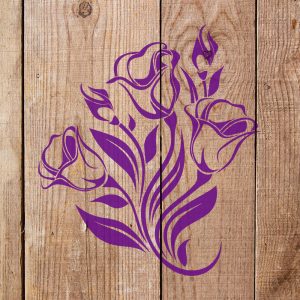 Flower Stencil - Art and Wall Stencil - Image 4