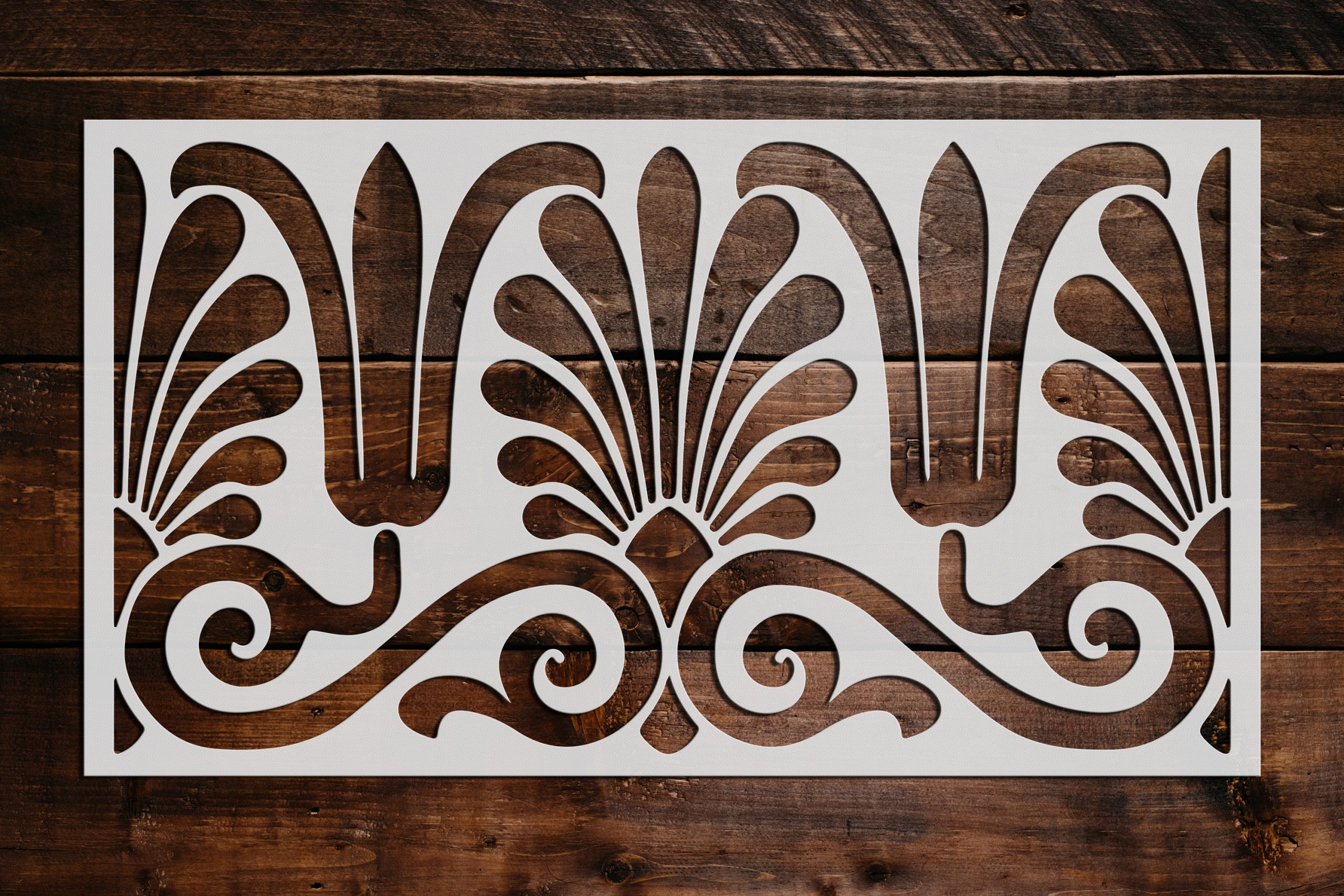 Scroll Border Stencil Art and Wall Stencil Stencil Giant