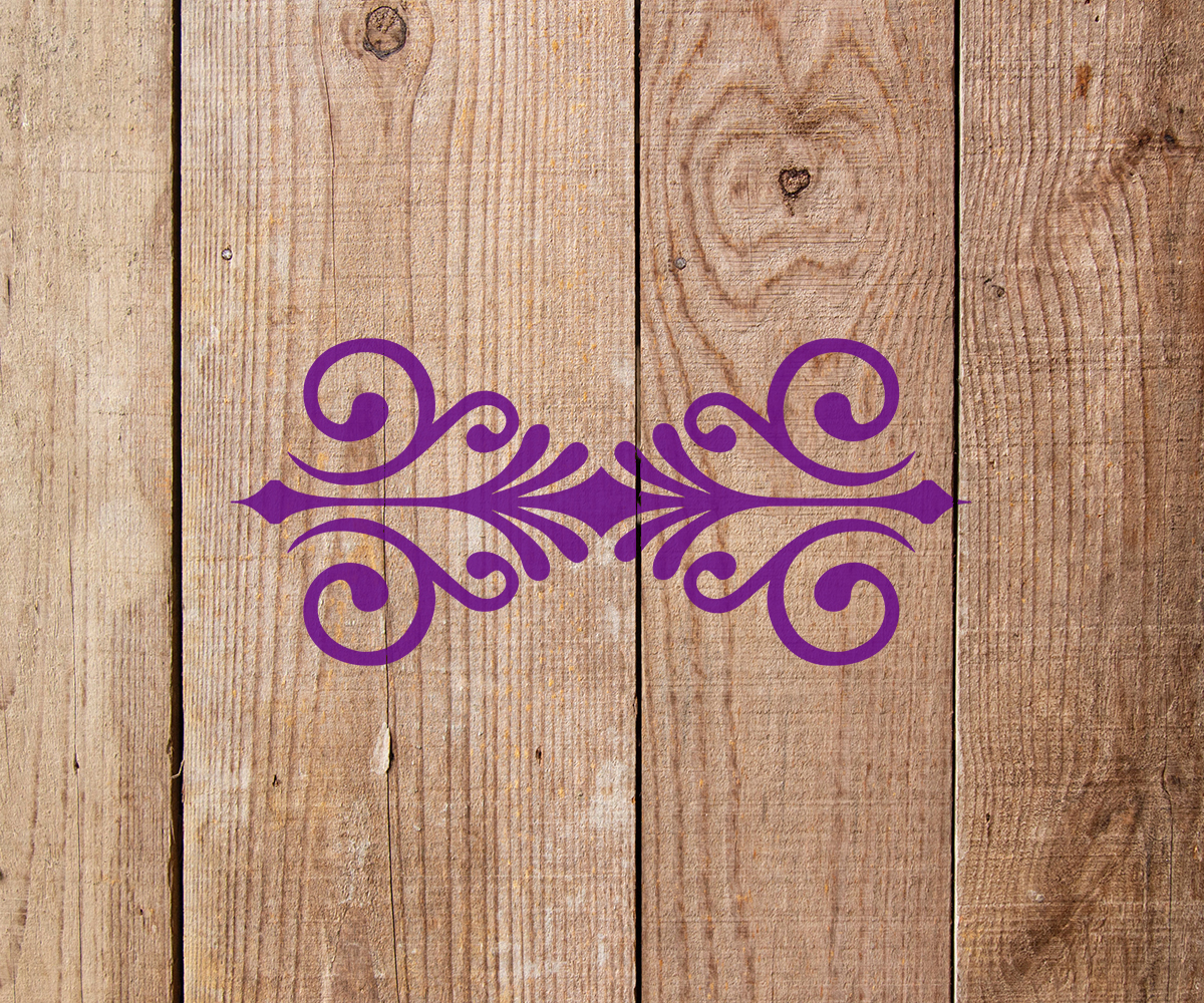 Scroll Border Stencil Art and Wall Stencil Stencil Giant