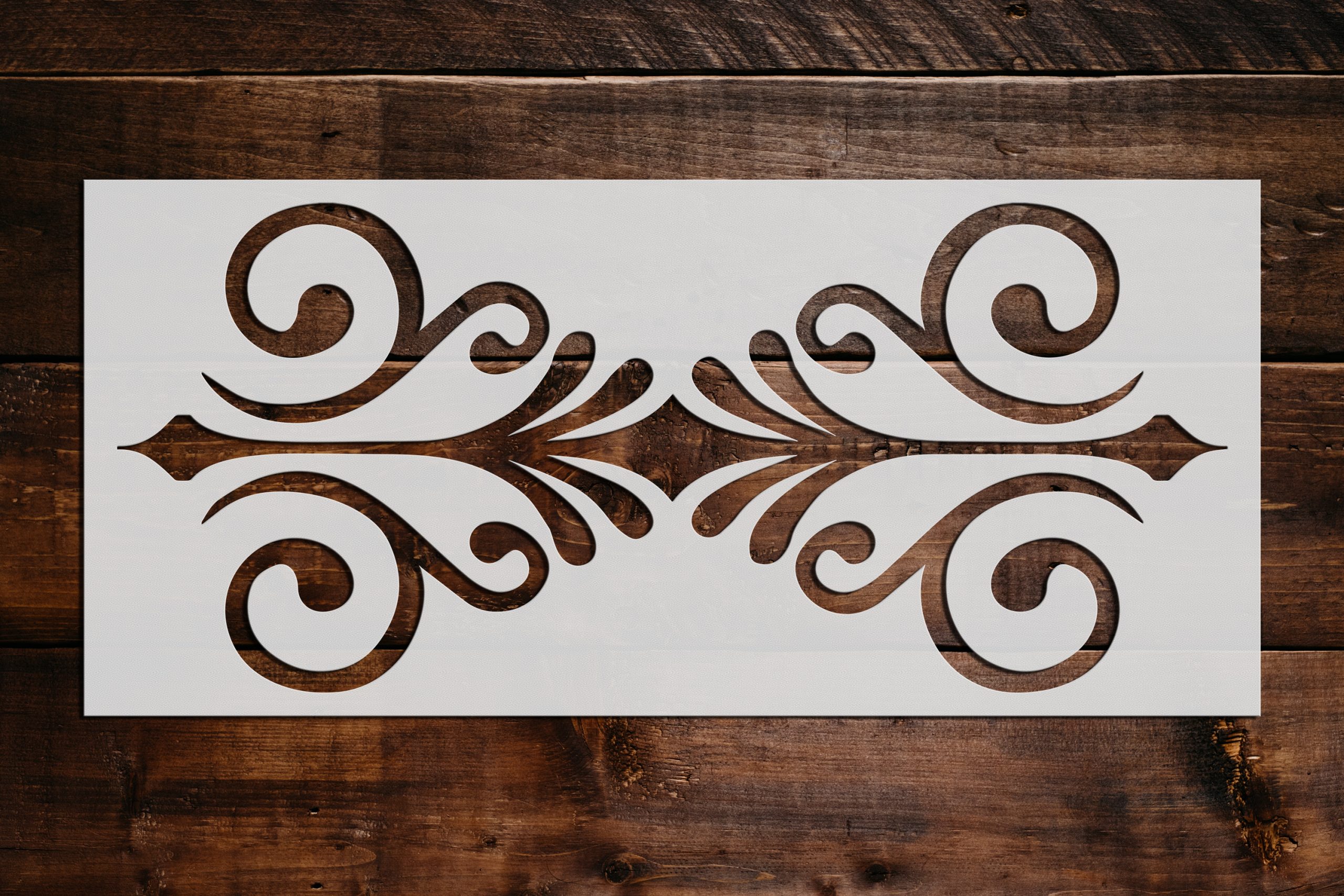 Scroll Border Stencil Art and Wall Stencil Stencil Giant