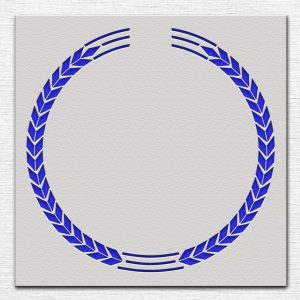 Circle Design Stencil - Art and Wall Stencil - Image 3