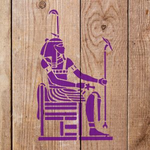 Egyptian Pharaoh Stencil - Art and Wall Stencil - Image 3