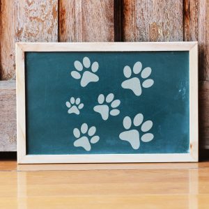 Paw Prints Stencil - Art and Wall Stencil - Image 4