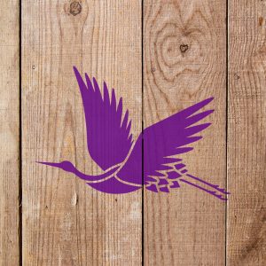 Crane Stencil - Art and Wall Stencil - Image 4