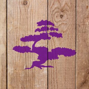 Bonsai Tree Stencil - Art and Wall Stencil - Image 4