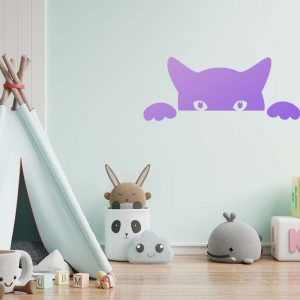 Peeking Cat Stencil - Art and Wall Stencil - Image 5