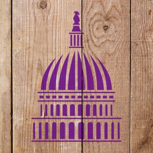 Capitol Dome Stencil - Art and Wall Stencil - Image 4