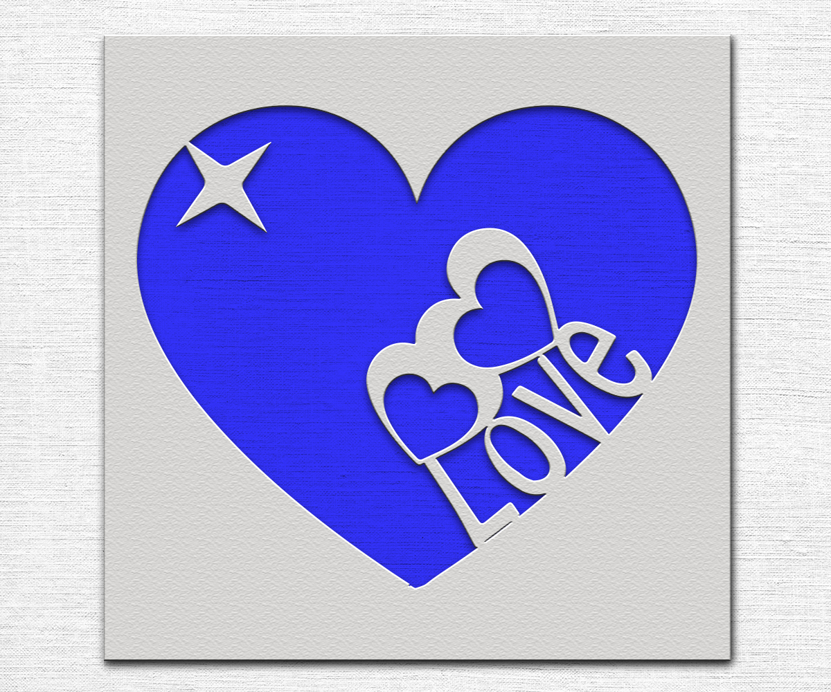 Love Heart Stencil Art and Wall Stencil Stencil Giant